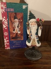 Traditions Whimsical 13  Santa Claus Christmas Holiday Centerpiece