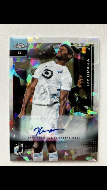 2021 Topps Chrome MLS Sapphire Edition Ike Opara Auto #80 SSP