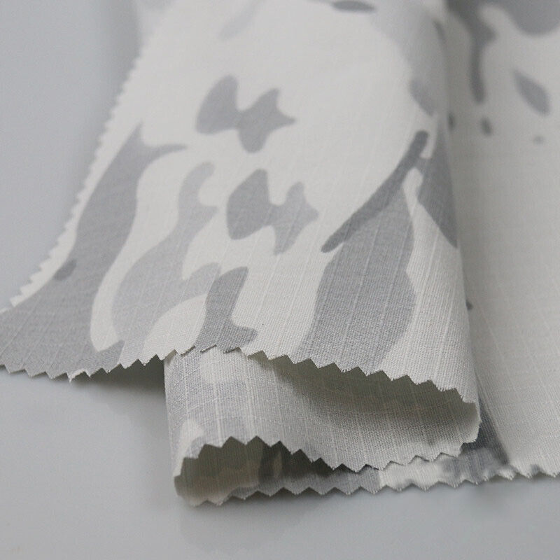 1.5M Width Multicam Alphine Camouflage Fabric Snow TC Polyester Cotton Plaid