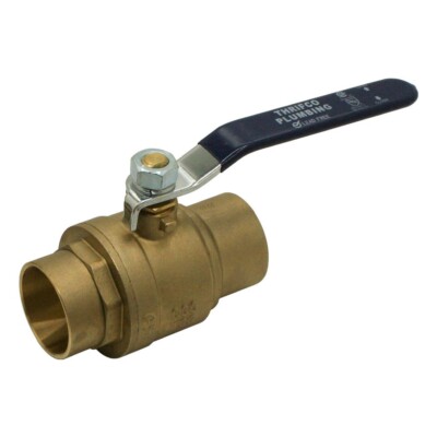 Thrifco 6416043 3/4 Inch CxC Full Port Brass Ball Valve
