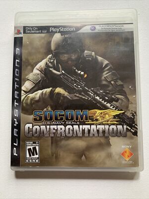 SOCOM Confrontation (PlayStation 3, 2008) Complete with Manual