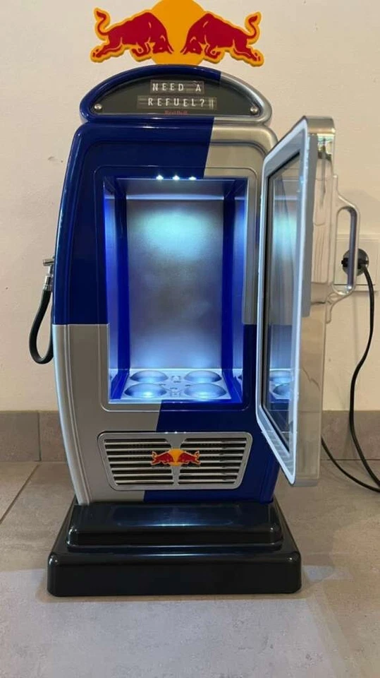 Red Bull Zapfsäule Kühlschrank Zapfsäule Original Rarität für Sammler - Image 4 of 4