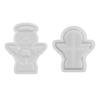 Soft Silicone Mould 3 Angelic Designs Cement Plasters Resin Crafting Set