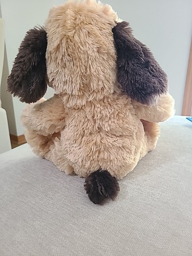 Dan Dee 12” Brown Dog Plush Stuffed Animal - Picture 4 of 6