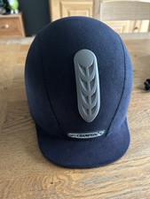 Champion Yair Junior Horse Riding Hat Size 7 1/8 (58cm) Navy