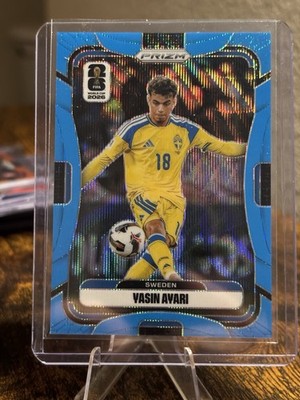 2026 Panini Prizm FIFA World Cup Yasin Ayari  BLUE FLUORESCENT 89/225 Sweden