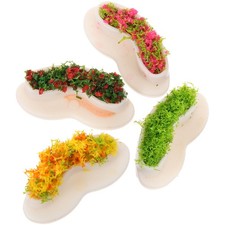  4 Pezzi Mini Panca da Parco Mini Panca da Giardino Casa delle Bambole Accessori in Miniatura