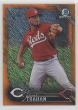 2016 Bowman Chrome Prospects Orange Shimmer Refractor Blake Trahan #BCP163 1d59