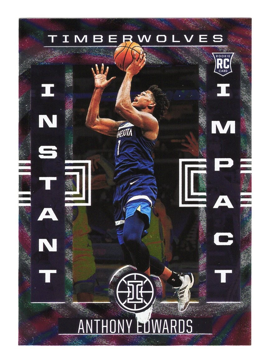 2020-21 Panini Illusions - Instant Impact Anthony Edwards Rookie #7 (RC)