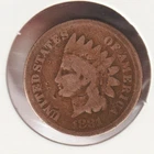 US Rare Old West 1881 Indian Head Penny Coin American Collection Shield Cent USA