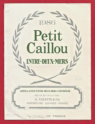 125-12 Etikett BORDEAUX Auswahl CAFÉ DE LA PAIX in PARIS, DOURTHE, PAREMPUYRE