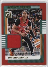 2025 Panini Donruss WNBA Jersey Series Red Jordin Canada #43 l0h