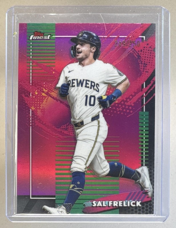 Sal Frelick 2026 Topps Finest #294 Pink Refractor Rare /250