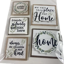 Crafter's Square Pop-Up Stickers Home Family Quotes Paper Crafts 5 Piece Set