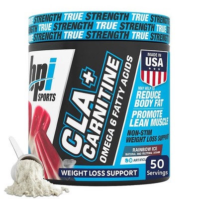 BPI Sports CLA+Carnitine   CLA L 12.34 Ounce (Pack of 1), Rainbow Ice 