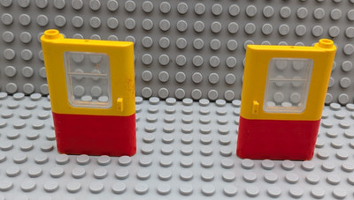 Lego 4181p02 + 4182p02 Türen Zug mit Scheibe, 740 7735 7740 7815 7819 7722