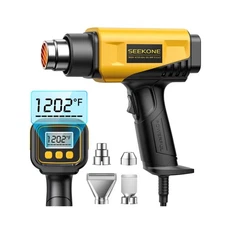 SEEKONE 1800W Heat Gun with LCD Digital Display Compact Design Hot ... Fast Ship
