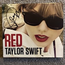 Taylor Swift Ultra Rare Red CD In Play . com Signed / Autographed Slipcase.