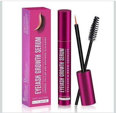 Lash Serum, Eyelash Growth Serum - 5ML Nourishing Formula for Longer, Thicker Ey