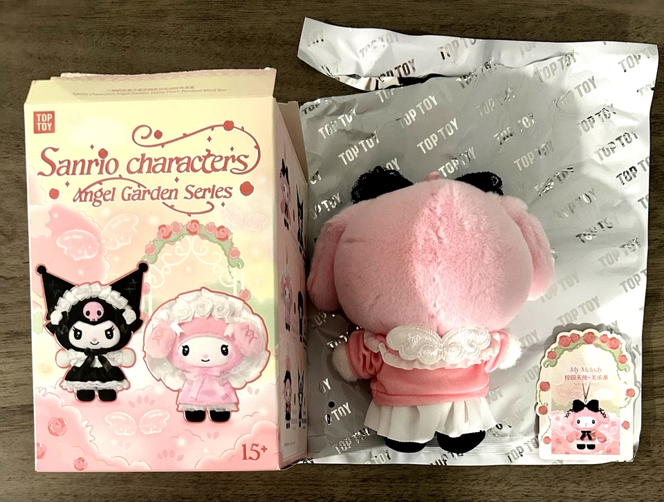 Лучшая игрушка персонажи Sanrio серия Angel Garden винил плюшевый школьный ангел моя мелодия - Изображение 2 из 4