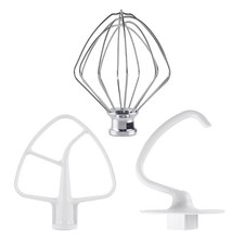 3-Piece Kit Attachments for KitchenAid Tilt-Head Stand Mixer, large, White