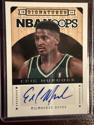 Panini 2013-14 NBA Hoops Signatures Eric Murdock Autograph #60 Milwaukee Bucks