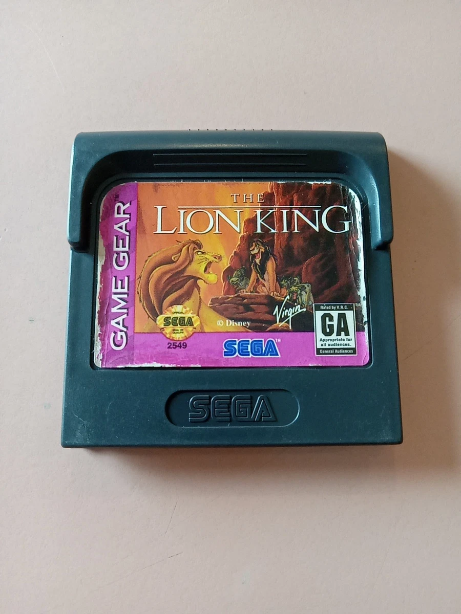 Jeu Sega Game Gear Le Roi Lion NTSC Neuf Avec Boîte Et Notice - Édition 1995