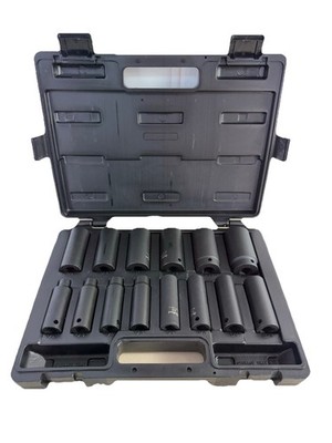 14pc Blackhawk  Proto Tool 1/2'' Drive Deep Impact Sockets SAE 6-Point 3/8-1 1/4 