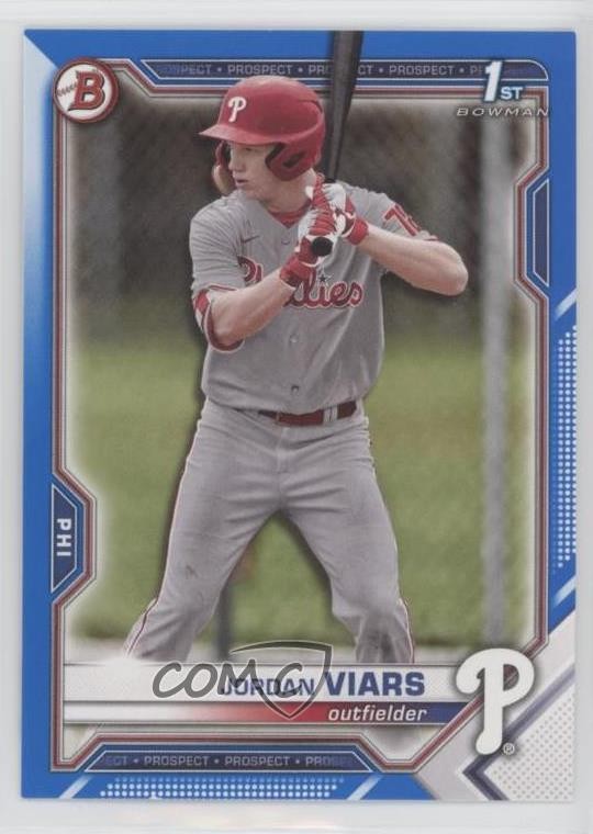 2021 Bowman Draft Blue 81/150 Jordan Viars #BD-132 0c3e