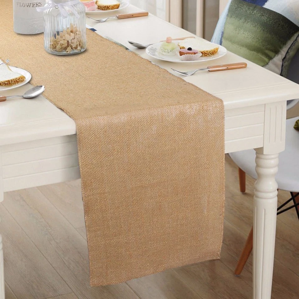 Wedding Decor Table Runners 30*275cm Imitated Linen Lightweight Practical - Image 3 of 4