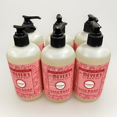 #ad Mrs. Meyer#x27;s Clean Day Peppermint Liquid Hand Soap Pack Of 6 $12.34