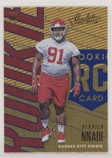 2018 Panini Absolute Rookie Spectrum Blue Derrick Nnadi #109 00ab