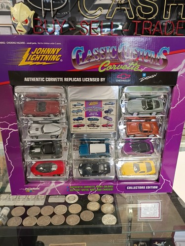 Johnny Lightning 10-Pack Classic Customs Corvette Die Cast Vehicles