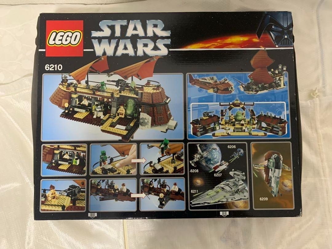 NEW LEGO 6210 Star Wars Jabba's Sail Barge Sealed Retired Set