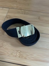 Classic military-style canvas web belt