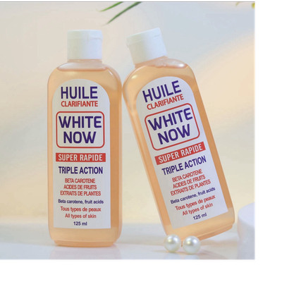 WHITE NOW Triple Action Clarifying Facial Oil Beta Carotene Fruit Acids 125 ml