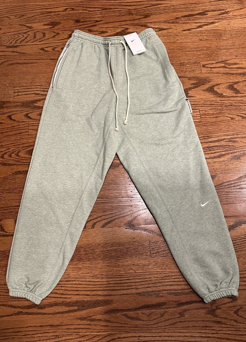 Nike Standard Issue Dri-Fit Basketball Pants Mens Small Jade Green