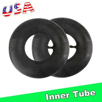 2PCS 4.00-6'' Heavy Duty Inner Tube 4.10/3.50-6 4.10-6 145/70-6 Rubber Interior