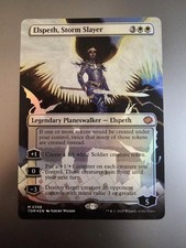 Magic the Gathering #398 Elspeth, Storm Slayer Borderless Foil
