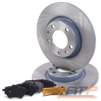 Bremsscheiben Voll Ø268 + BremsbelÄGe Hinten FÜR Citroen Berlingo AB BJ 18 C4