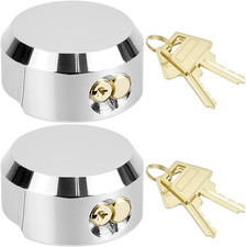 2 Pack Hidden Shackle Padlock, Keyed Alike, 73 Mm Diameter, Tamper-Proof Securit