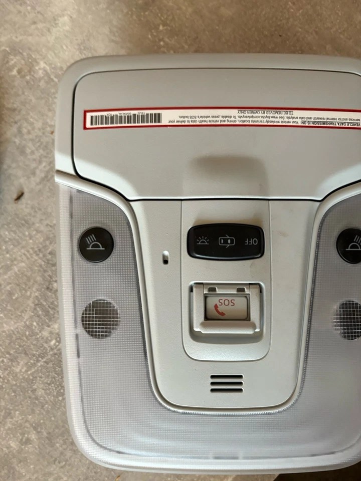 🔅Toyota Prius 2016-2022 OEM. LUZ DOMO SUPERIOR TECHO INTERIOR DELANTERO CON SOS🆘 Foto 3 de 4