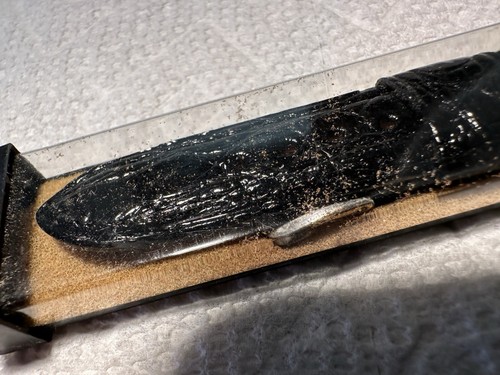 Vintage Watch Band Speidel Black Genuine Crocodile Murray 3/4L Style 1618 19mm - Picture 6 of 7