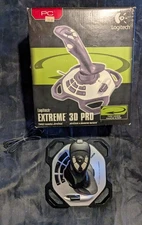 Logitech Extreme 3D Pro Black Gray Video Game Twist Handle Joystick