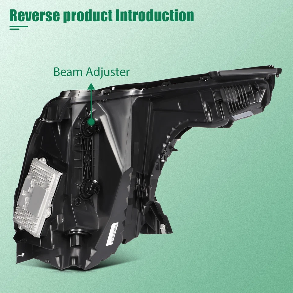 For Cadillac Escalade ESV 2015-2020 Headlight Assembly Pair Left+Right Headlamp Foto 3 de 4