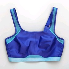 Wacoal Bra 34DD Sports Bra 852218 High Impact Sport Bra Purple/Turquoise