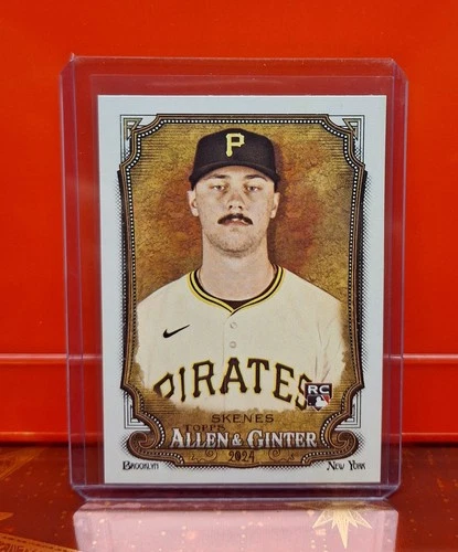 2024 Paul Skenes RC Topps Allen & Ginter's #282 card, Pirates Mint.