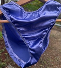 Vintage Vanity Fair Satin Second Skin Brief Panties Size 7 Purple