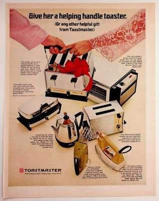 Toastmaster 1970s Kitchen Appliances Vintage Magazine Ad Original Print
