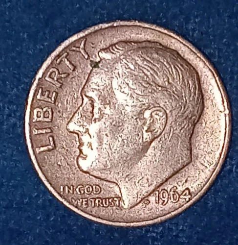 1964 D ROOSEVELT DIME , 90% Silver BU